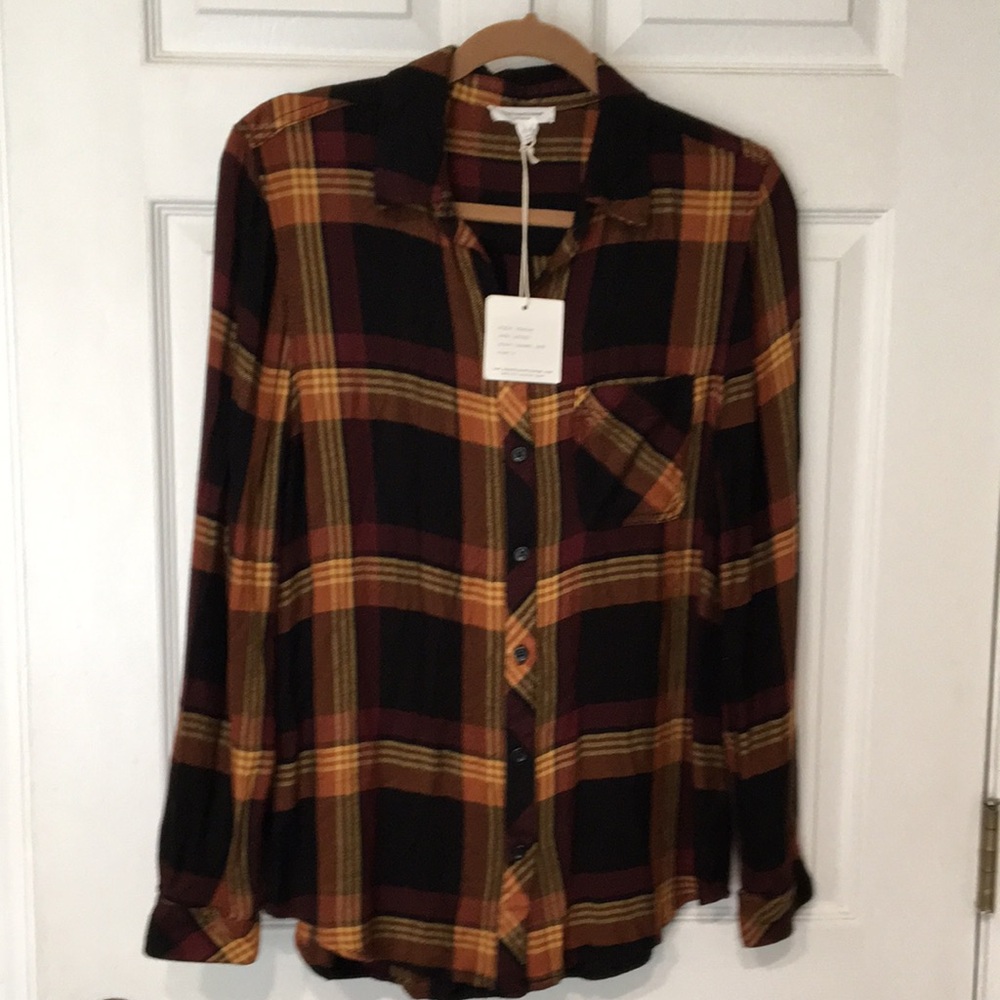 NWT Beachlunch Lounge Plaid Shirt
